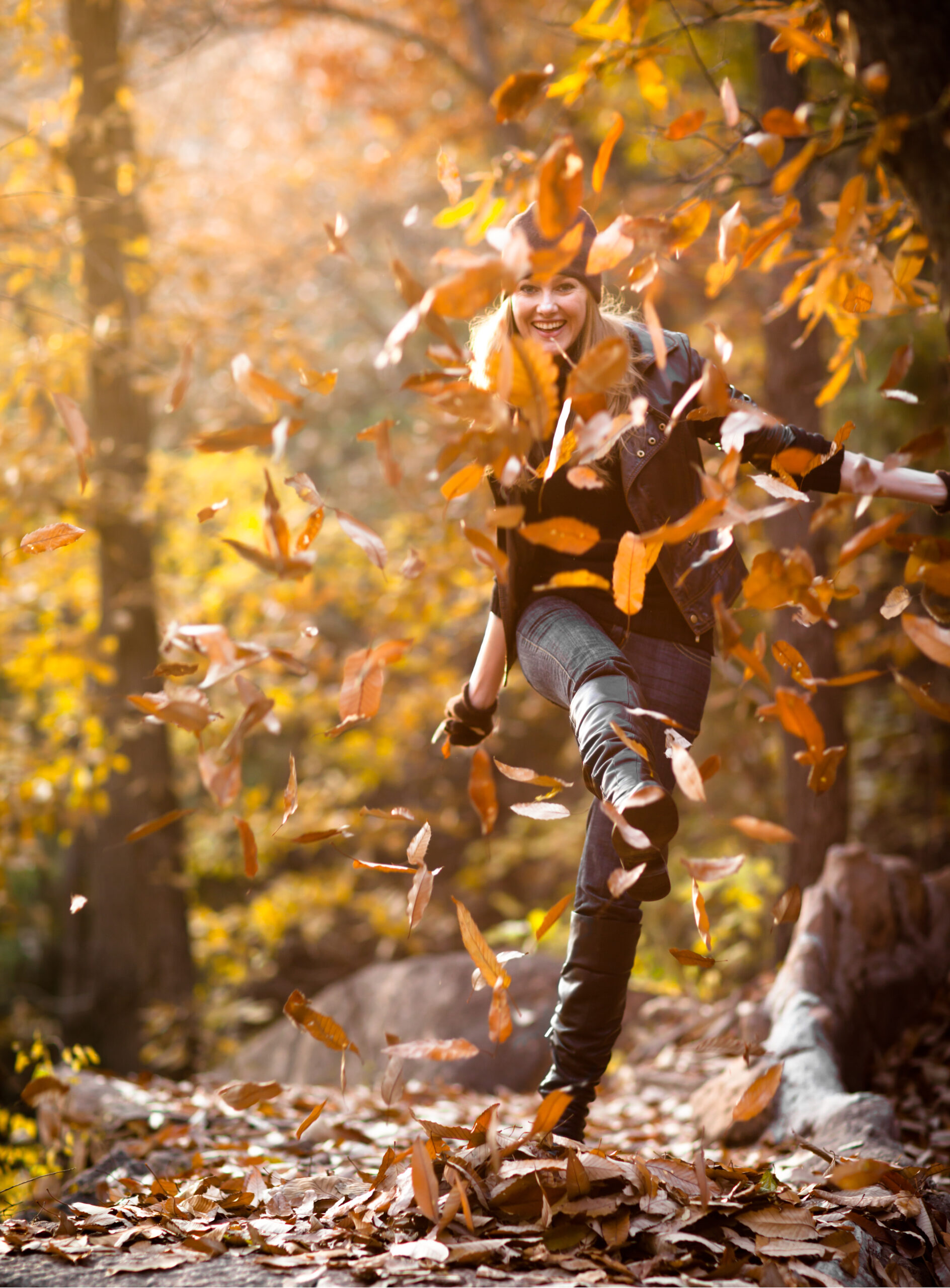 Autumn Fun With Leaves